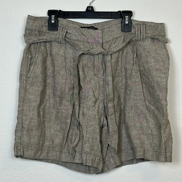 Ann Taylor Pants - Ann Taylor 100% Linen Shorts Size 8